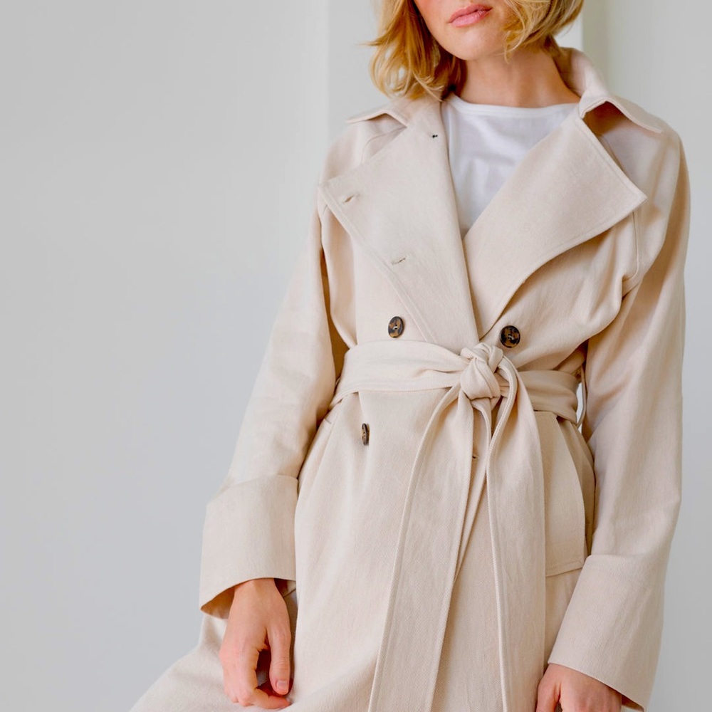 NWT Drapey Trench Coat